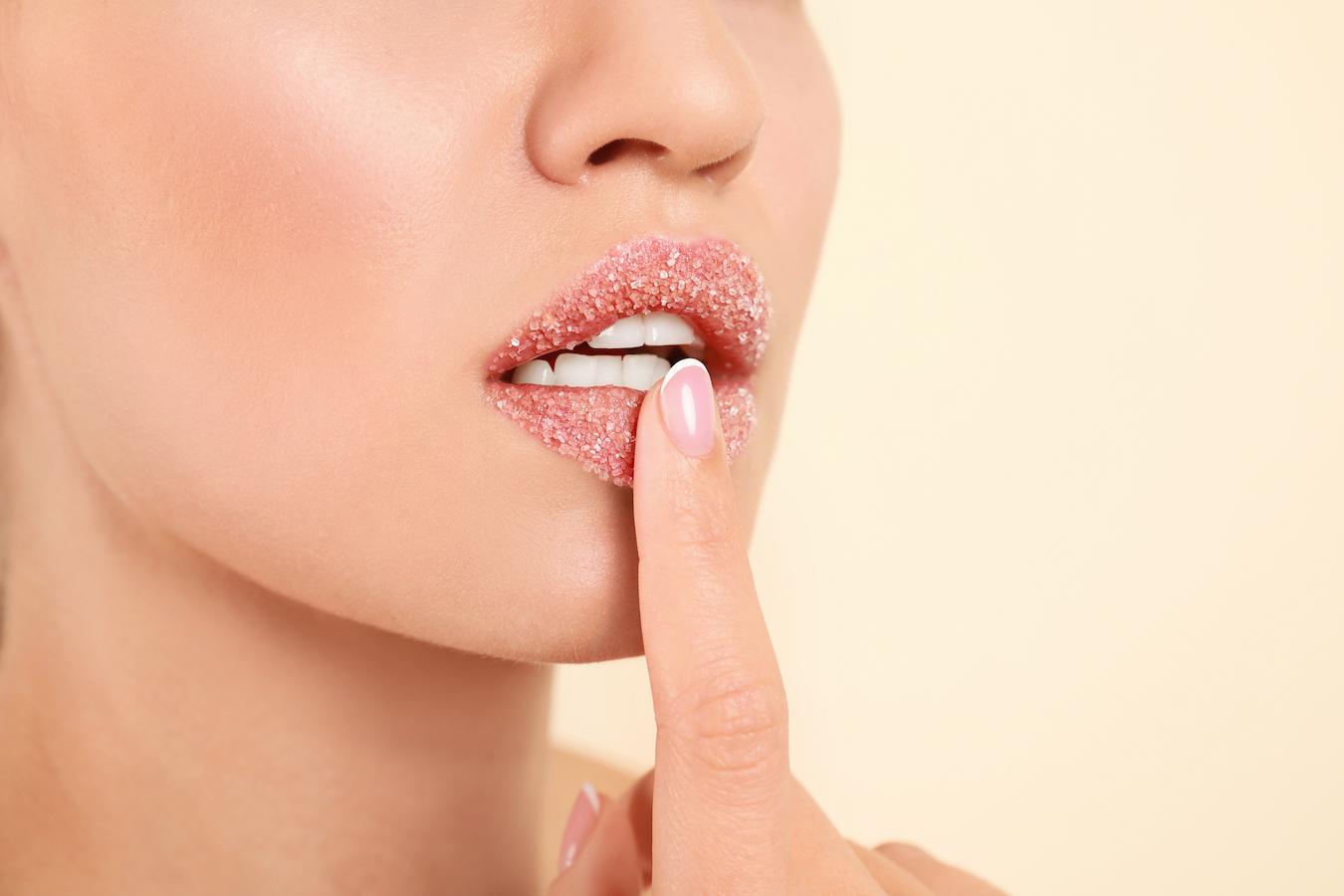 Exfoliate your lips before applying a matte lipstick to make for a smooth surface