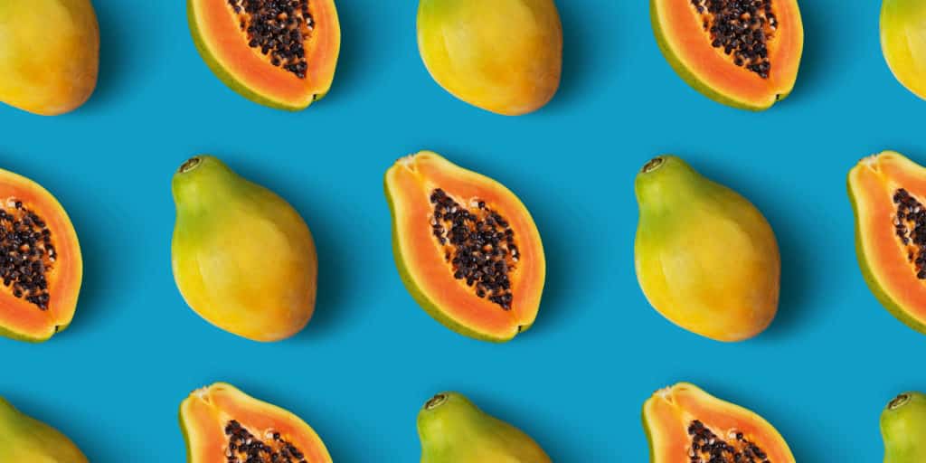 Papaya is a natural exfoliant for the skin
