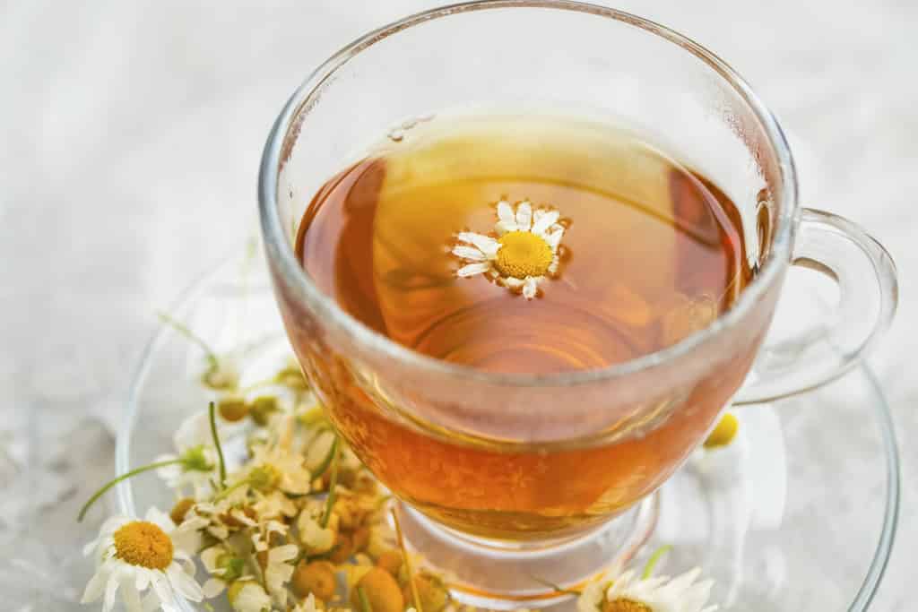 Chamomile tea has anti oxidants and fights free radicals