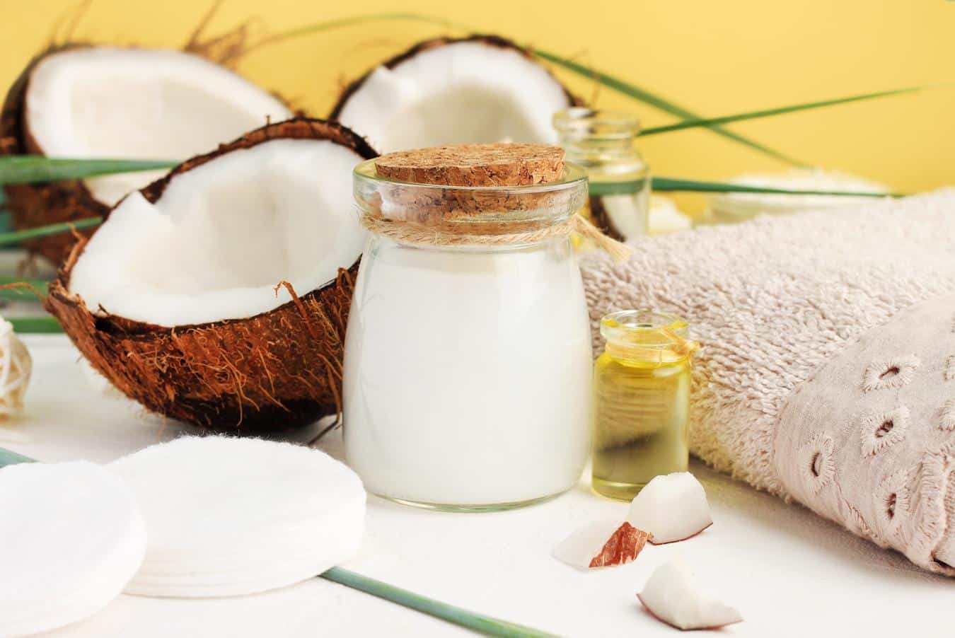 coconut oil is great for deep conditioning treatment