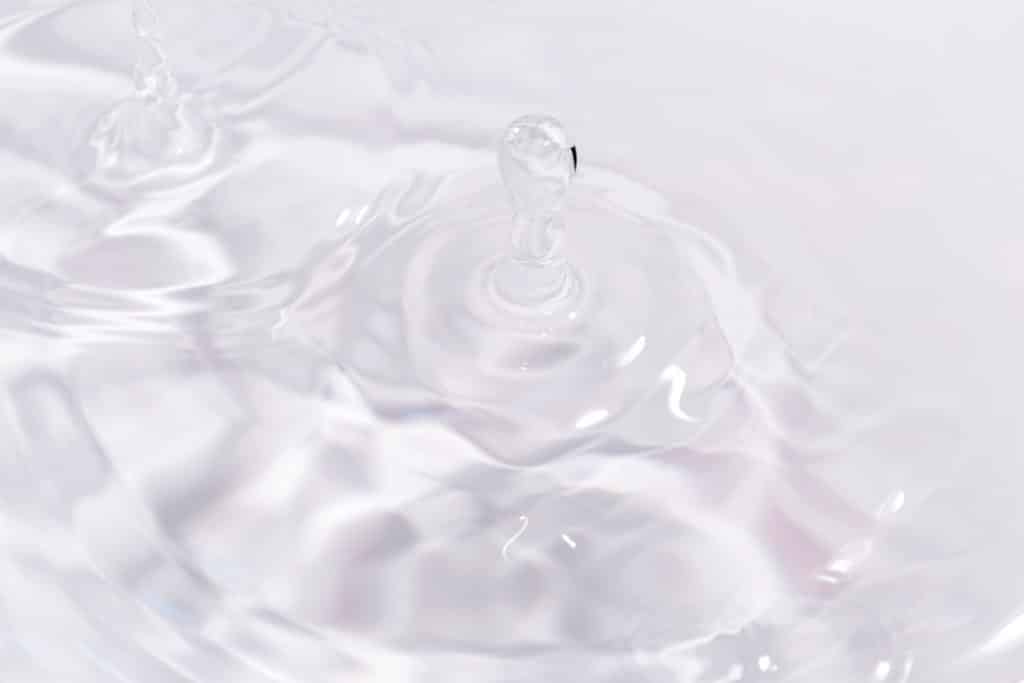 photo of a drop of water